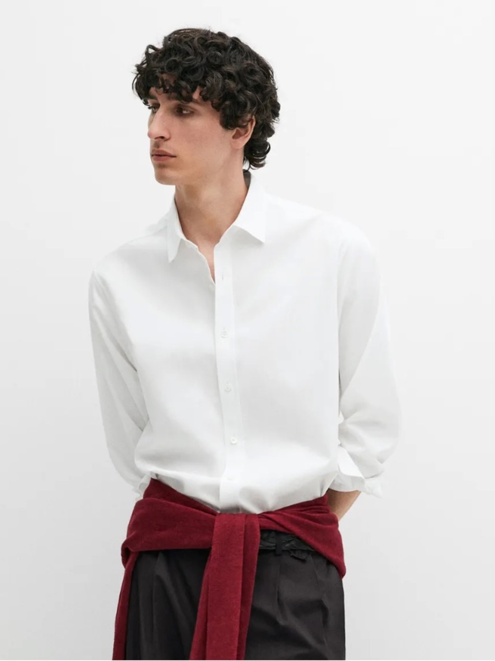 Massimo Dutti Men NWT SLIM FIT 100% COTTON SHIRT 1984/428